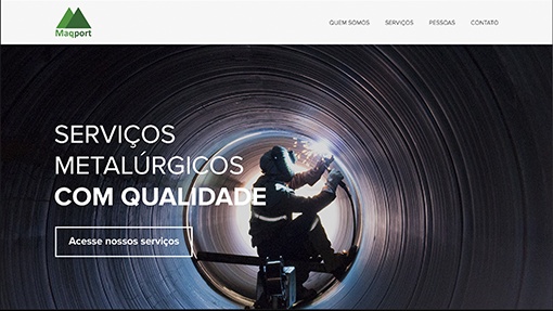 Tela do projeto MAQPORT