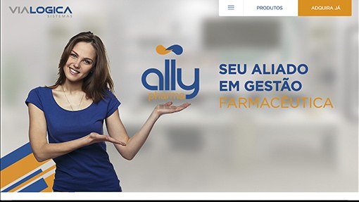 Tela do projeto Via Lógica Sistemas