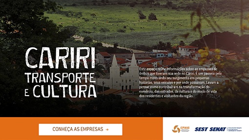 Tela do projeto SEST SENAT