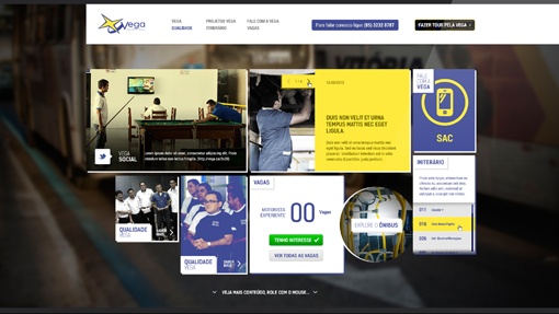 Tela do projeto Vega Transportes